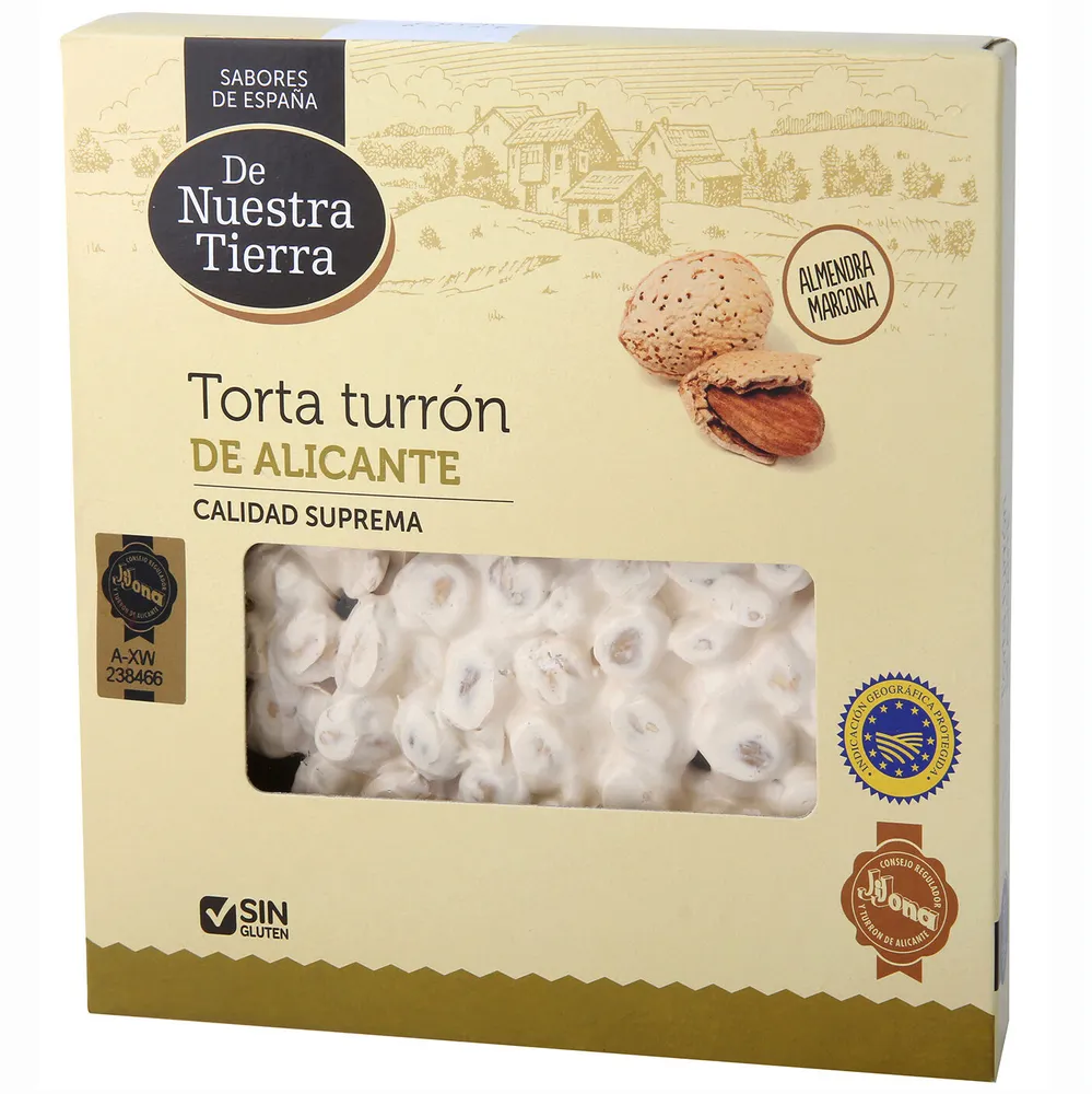 Torta turrón de Alicante