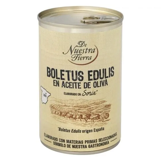 Boletus edulis en aceite de oliva