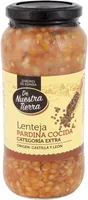 Lenteja pardina cocida