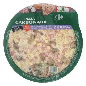 Pizza carbonara