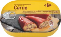 Pimientos del piquillo rellenos de carne