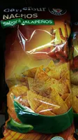 Nachos sabor a jalapeños