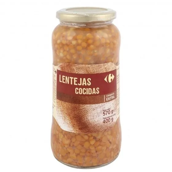 Lentejas cocidas