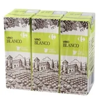 Vino pack 3 minibrik blanco
