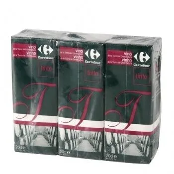Vino pack 3 minibrik tinto
