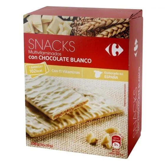Galleta multivitaminada chocolate blanco