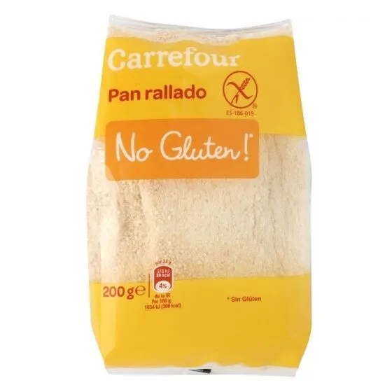 Pan rallado sin gluten