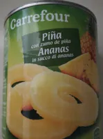 Piña con zumo de piña
