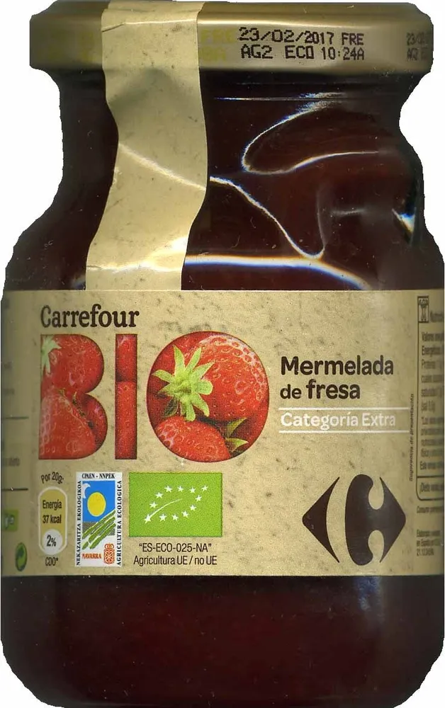 Mermelada de fresa ecológica