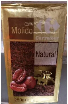 Café molido natural sin vacio