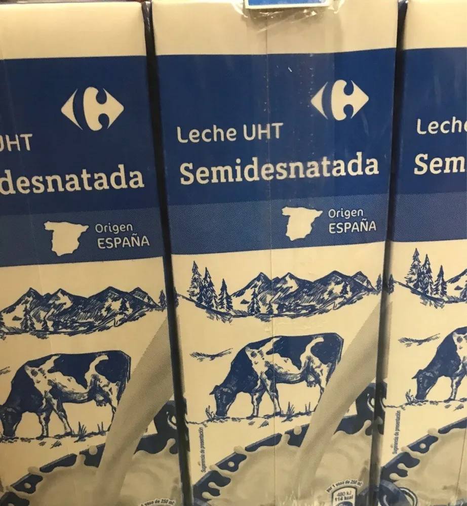 leche UHT Semidesnatada