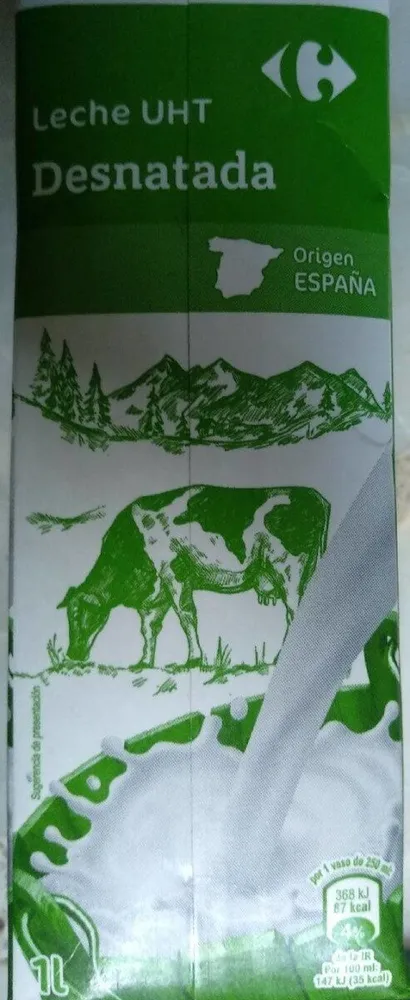 Leche desnatada
