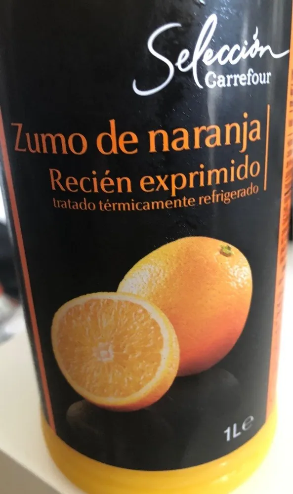 Jus d'orange fraîchement pressé traité thermiquement réfrigéré Avec pulpe