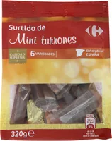 Surtido mini turrones en porciones