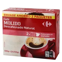 Café molido natural desCaféinado