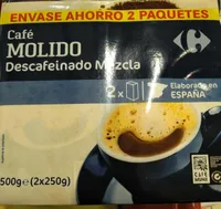 Café molido mezcla desCaféinado