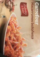 Carrefour macarrones boloñesa