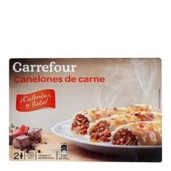 Canelones carne