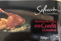 Muslos de pato en confit