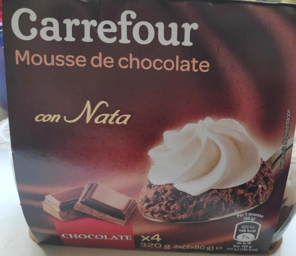 Mousse de chocolate