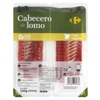 Cabecero de lomo loncheado