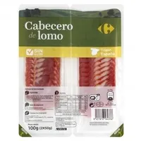Cabecero de lomo loncheado