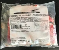 Pimiento piquillo relleno de bacalao