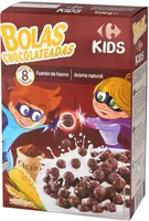 Bolas de maiz inflado de chocolate