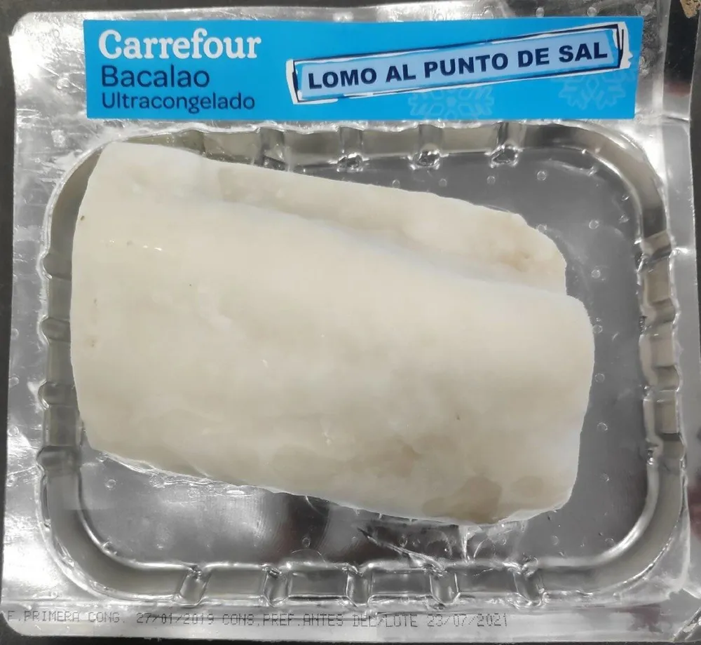 Bacalao ultracongelado
