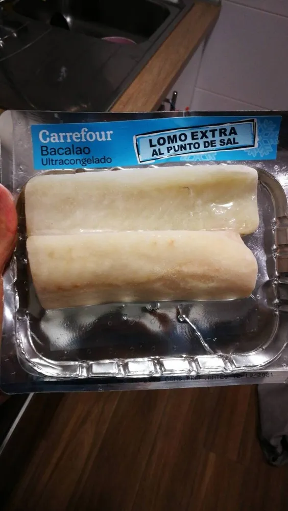Bacalao ultracongelado lomo extra al punto de sal