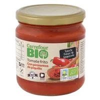 Tomate frito con pimientos piquillo