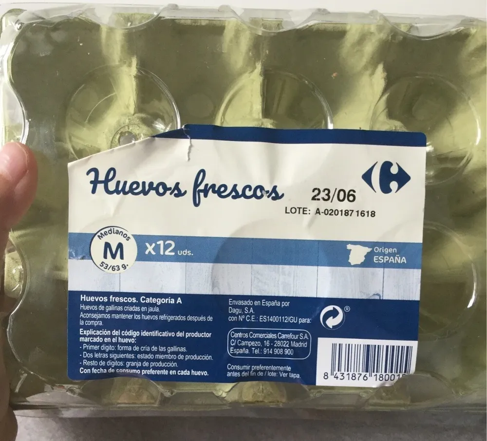 Huevos frescos