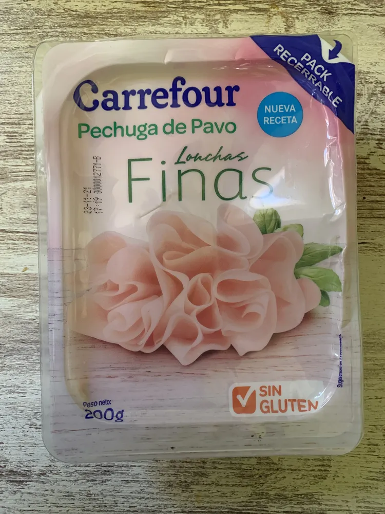 pechuga de pavo lonchas finas