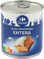 Leche condensada entera