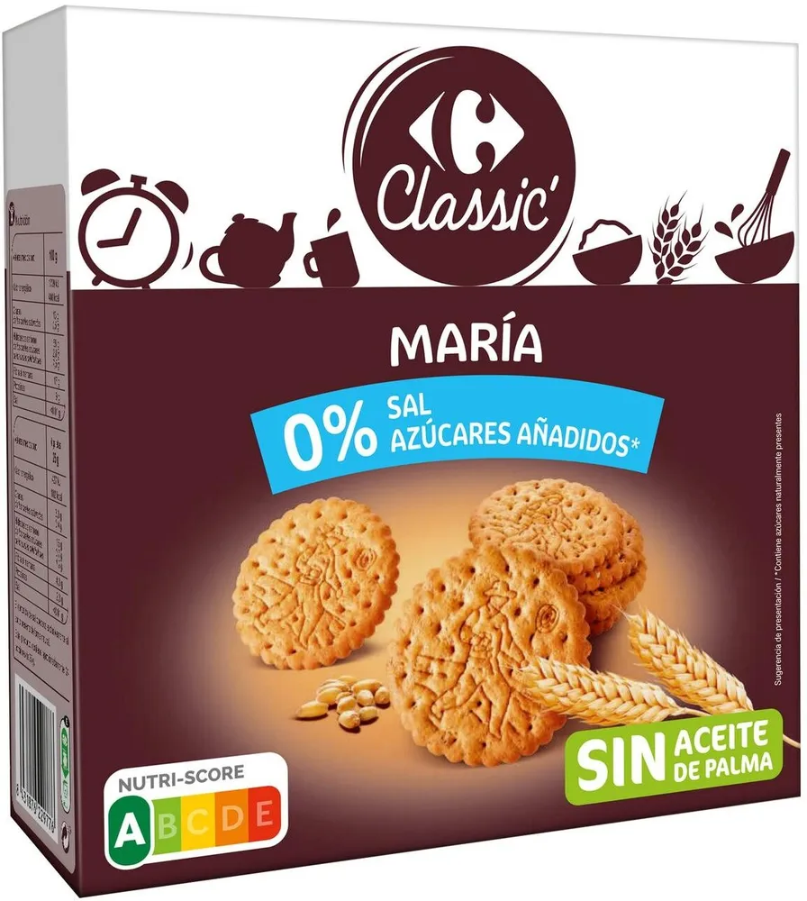 Galleta sin sal y sin azúcar