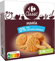 Galleta sin sal y sin azúcar
