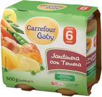 Tarrito jardinera con ternera