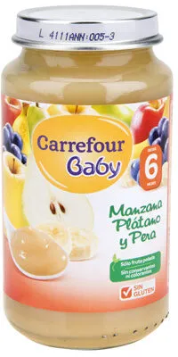 Tarrito manzana plátano pera