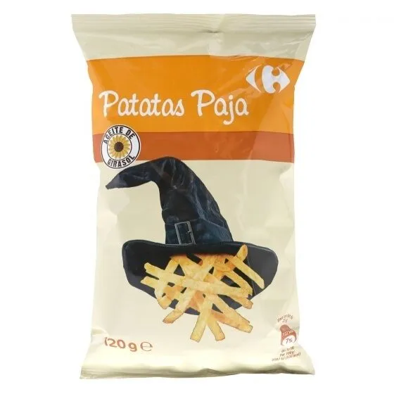Patatas fritas paja