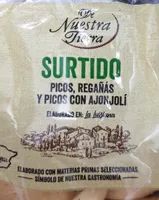 Surtido de picos y regañás con ajonjoli