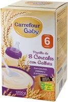 Papilla con galletas