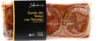 Turrón yema con naranja