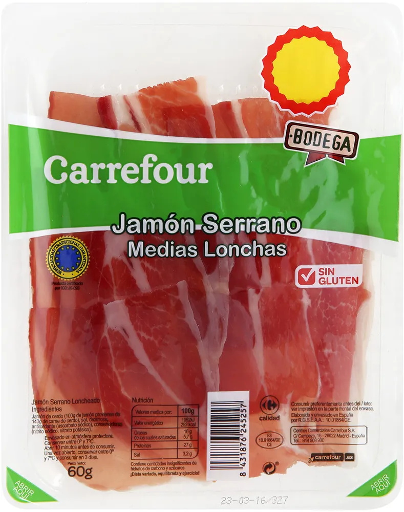Jamón serrano bodega