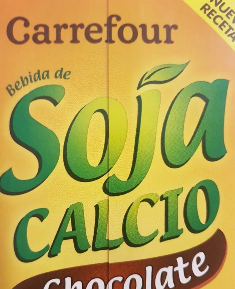 Bebida de soja calcio chocolate