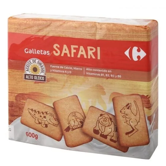 Galletas safari infantiles