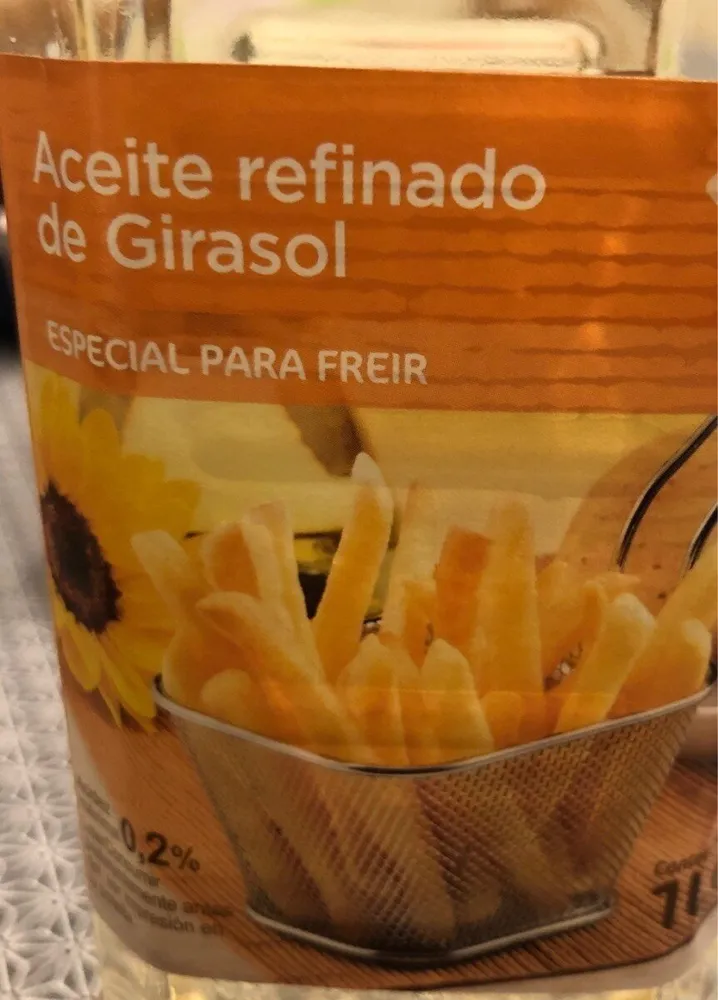 Aceite refinado de girasol
