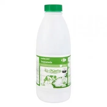 Leche desnatada uht