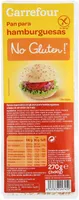 Pan de hamburguesa sin gluten