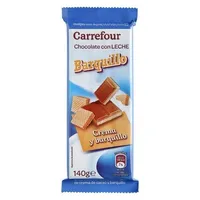 Chocolate con leche barquillo