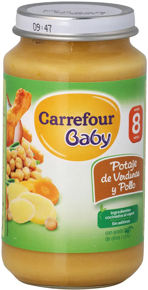 Tarrito potaje verduras con pollo